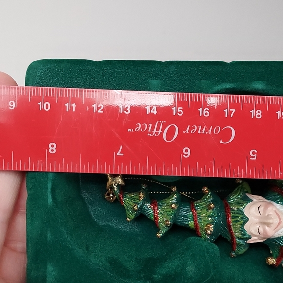 NIB Christmas Elf Fanciful Holiday Ornament - Picture 4 of 6
